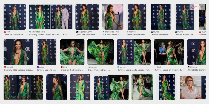 Jennifer Lopez Green Dress